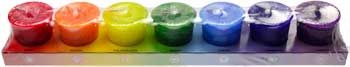 7 Pack Chakra votive candle 7 Pack Chakra votive candle